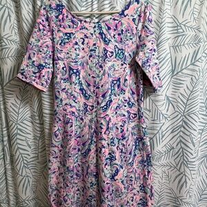 Lilly Pulitzer Pink and Blue Floral Top